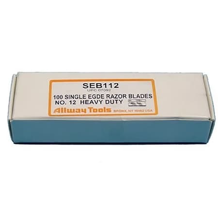 SAPEur オールインワン　68250212N03S Allway Single Edge Razor Blades, PK 100 SEB112 | Zoro